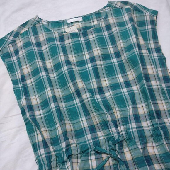 Reshtic Dress Skip Check Sleeveless Blouse with Ribbon - Picture 6 of 6